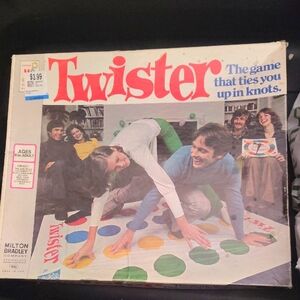 Vintage Twister Game by - Classic Colorful Fun